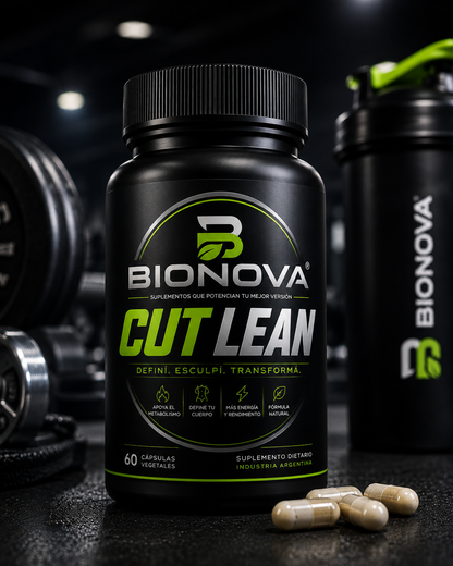 BIONOVA CUT LEAN | Fórmula avanzada 5 en 1 para definición y rendimiento
